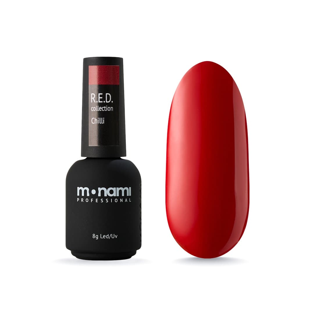 Monami Гель-лак R.E.D. Chilli, 8г