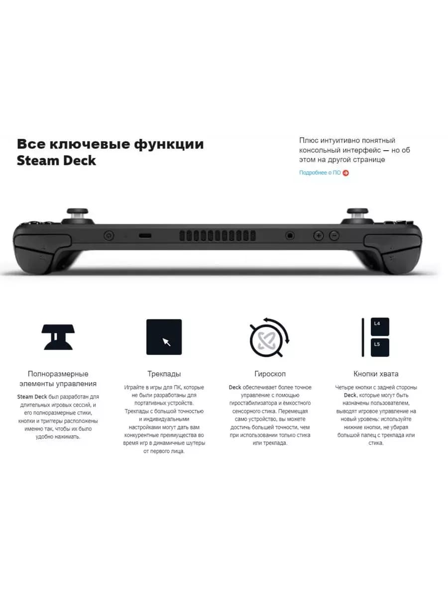 Игровая консоль Steam Deck OLED 512 ГБ