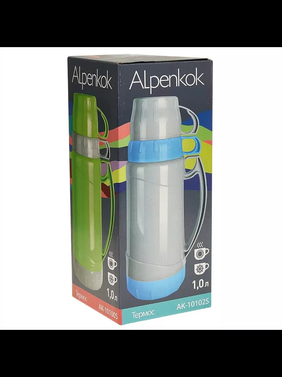 Alpenkok Термос Со стеклянной колбой, 1 л