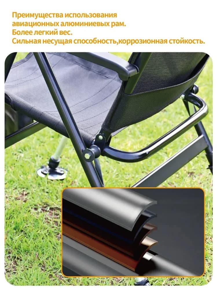 Стул складной туристический63X50X95CM см